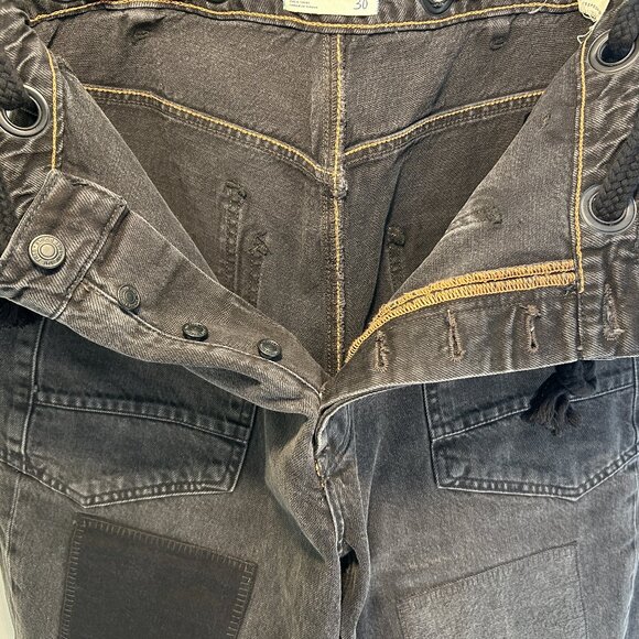 Free People We The Free Moxie Pull-On Barrel Jeans - Picture 13 of 15